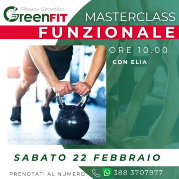 MASTERCLASS FUNZIONALE 22-02-25