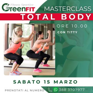 MASTERCLASS TOTAL BODY 15-03-25